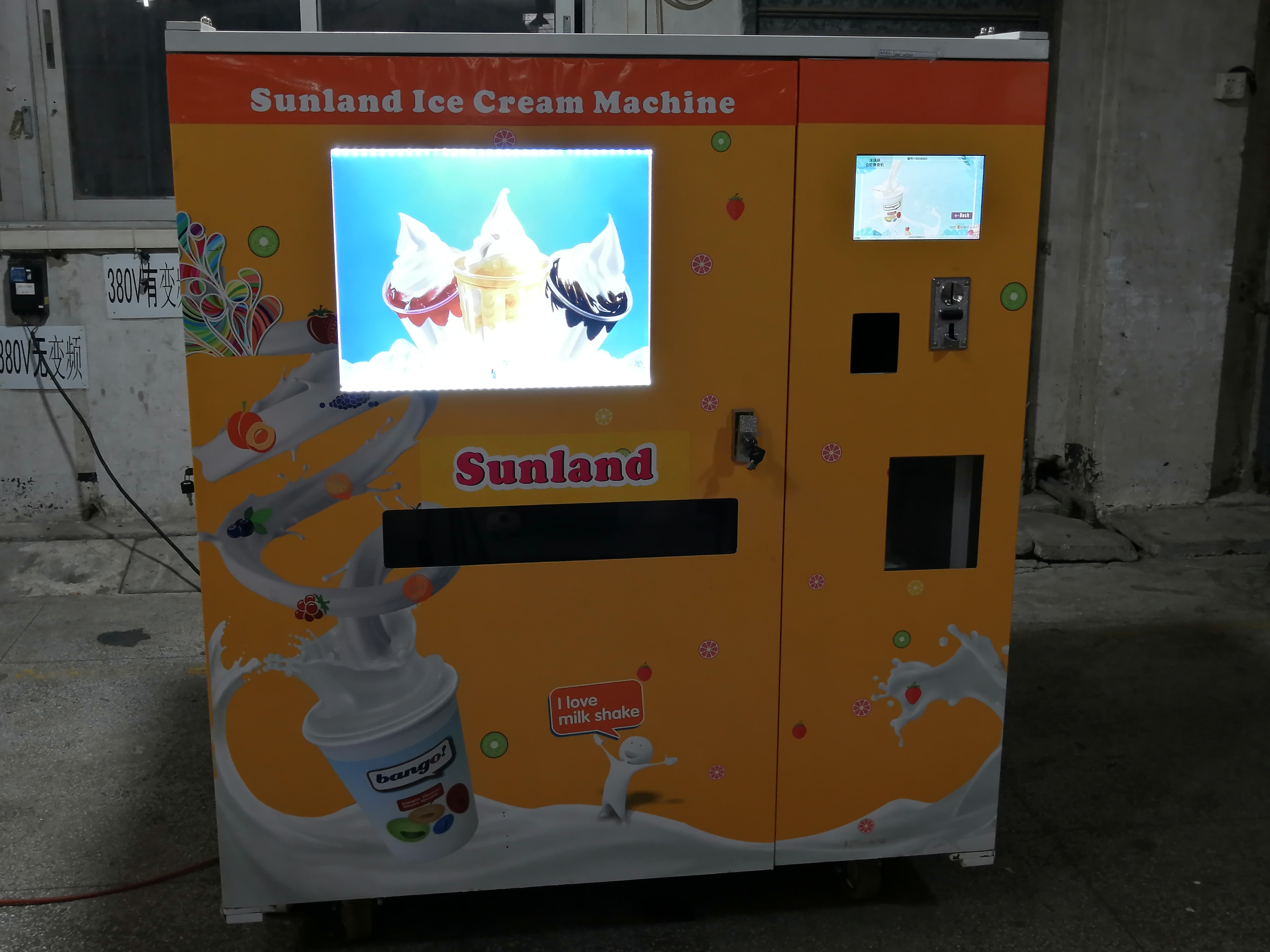 Robotic Ice Cream Vending Machine For 24 Hour Service Buy Ice Cream Vending Machine For 24 Hour Service Sundae Ice Cream Machine Mobile Vending Ice Cream Machine Product On Hommy Enterprise